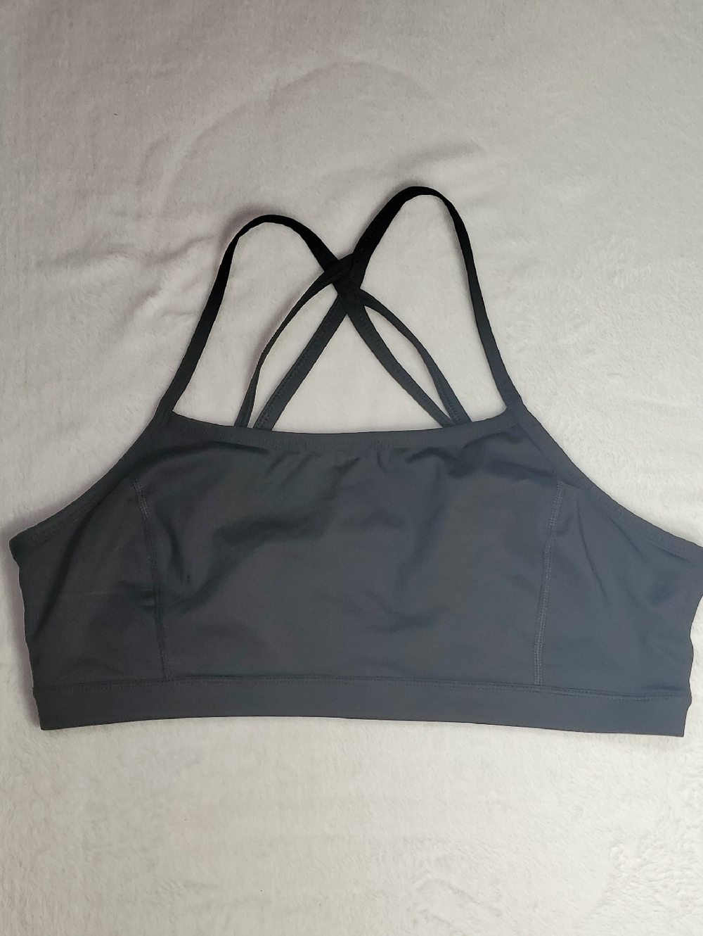 Athletic Black Strappy Sports Bra Women's Size XXL